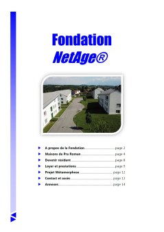 Présentation Fondation NetAge